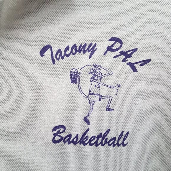 Print-Ons Gray 'Tacony PAL Basketball' T-Shirt, L - Picture 2 of 8